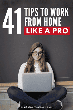 Pin - Work From Home Tips for Remote Workers